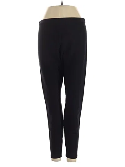 Pre-owned Lands' End Active Pants In Black