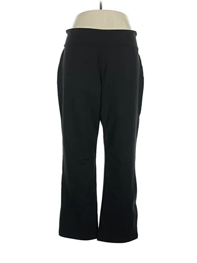 Pre-owned Lands' End Active Pants In Black