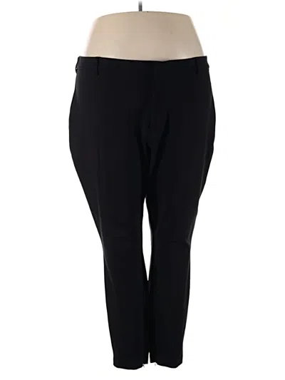 Pre-owned Lands' End Active Pants In Black