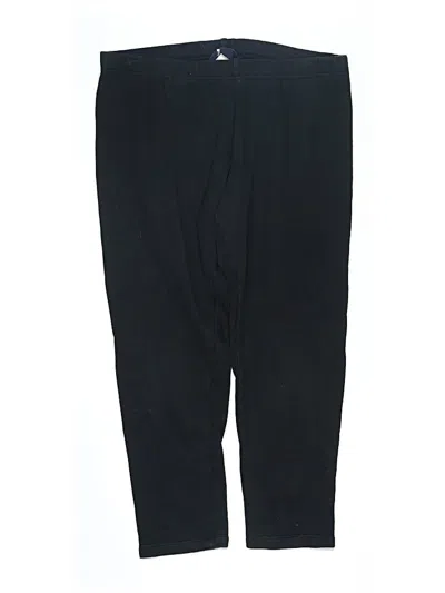 Pre-owned Lands' End Kids'  Active Pants In Black