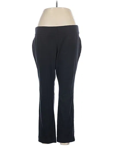 Pre-owned Lands' End Active Pants In Black