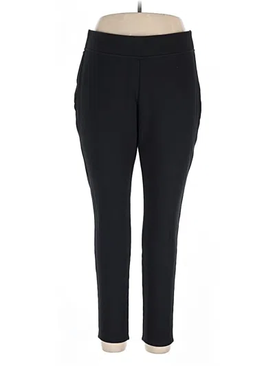 Pre-owned Lands' End Active Pants In Black