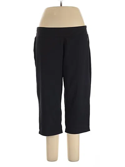 Pre-owned Lands' End Active Pants In Black