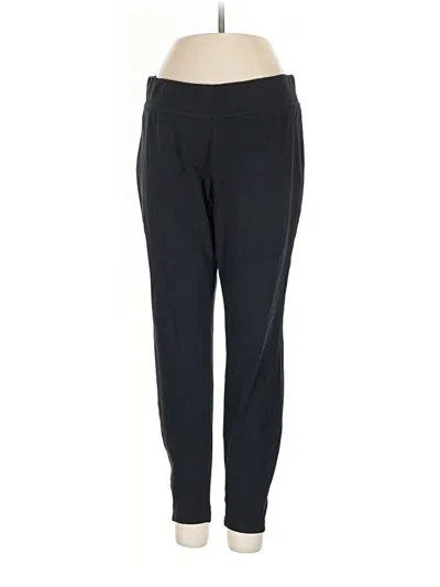 Pre-owned Lands' End Active Pants In Black