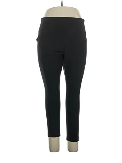 Pre-owned Lands' End Active Pants In Black