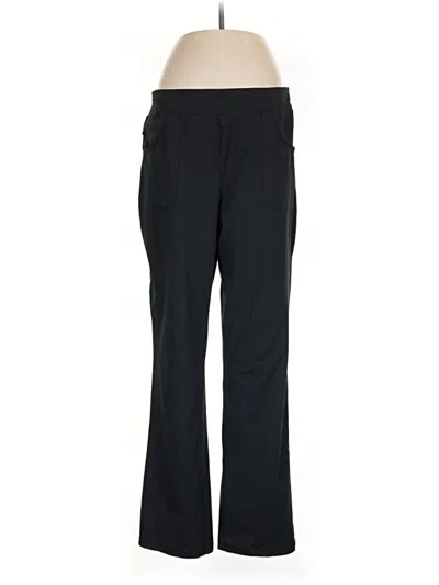 Pre-owned Lands' End Active Pants In Black