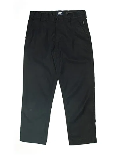 Pre-owned Lands' End Kids'  Active Pants In Black