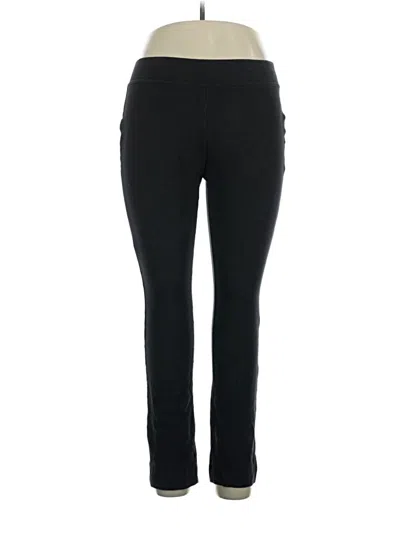 Pre-owned Lands' End Active Pants In Black