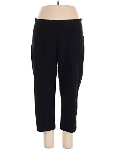 Pre-owned Lands' End Active Pants In Black