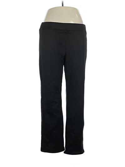 Pre-owned Lands' End Active Pants In Black