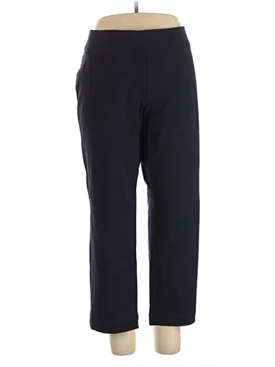 Pre-owned Lands' End Active Pants In Black