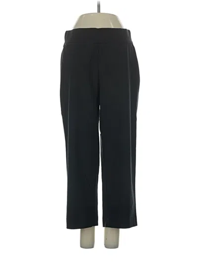 Pre-owned Lands' End Active Pants In Black