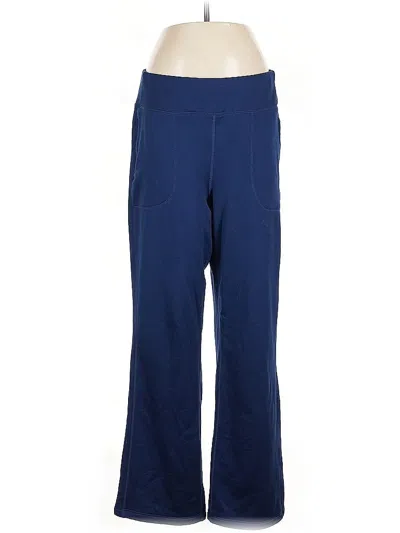 Pre-owned Lands' End Active Pants In Blue