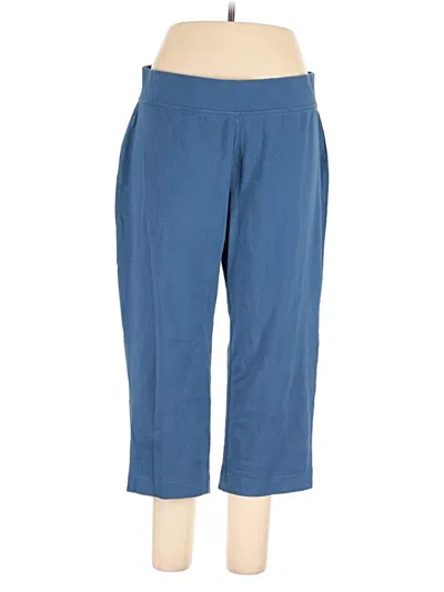 Pre-owned Lands' End Active Pants In Blue