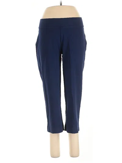 Pre-owned Lands' End Active Pants In Blue