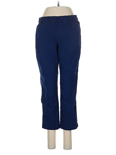Pre-owned Lands' End Active Pants In Blue