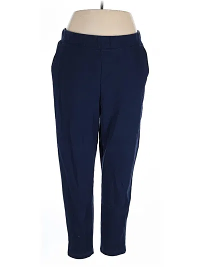 Pre-owned Lands' End Active Pants In Blue