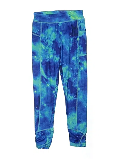 Pre-owned Lands' End Kids'  Active Pants In Blue