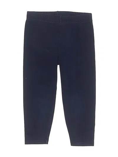 Pre-owned Lands' End Kids'  Active Pants In Blue