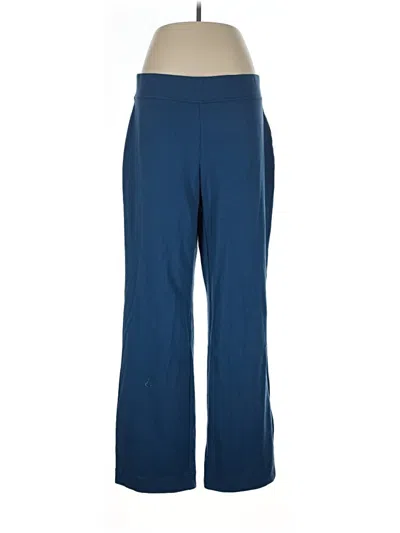 Pre-owned Lands' End Active Pants In Blue