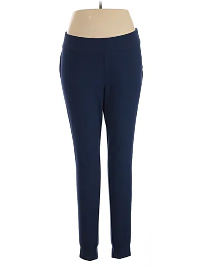 Pre-owned Lands' End Active Pants In Blue
