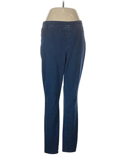 Pre-owned Lands' End Active Pants In Blue
