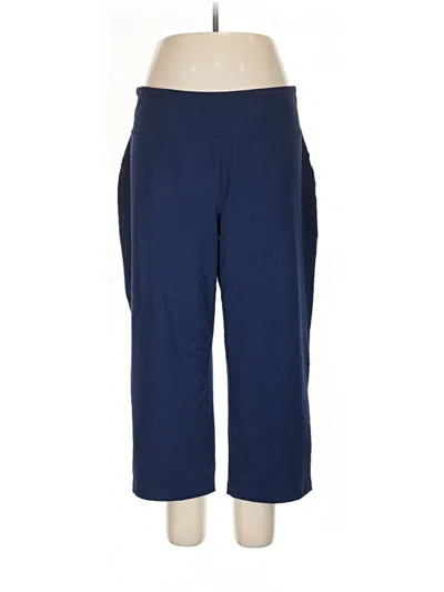 Pre-owned Lands' End Active Pants In Blue