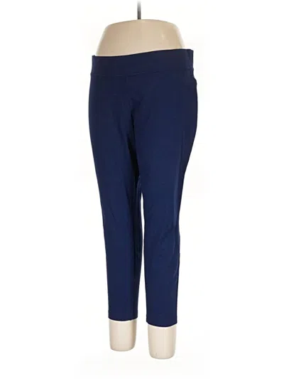 Pre-owned Lands' End Active Pants In Blue
