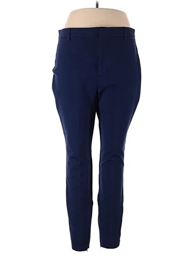 Pre-owned Lands' End Active Pants In Blue