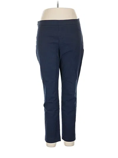 Pre-owned Lands' End Active Pants In Blue