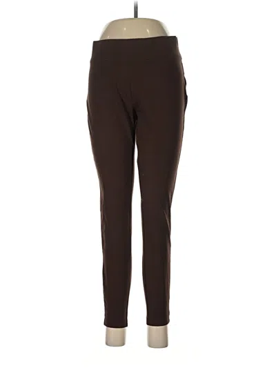 Pre-owned Lands' End Active Pants In Brown