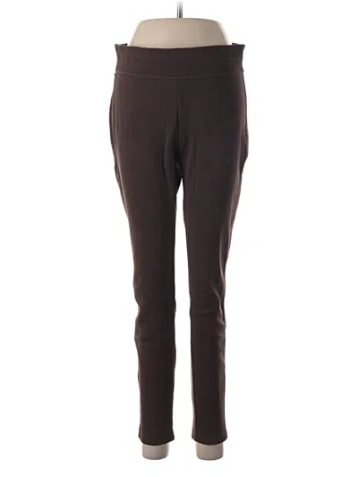 Pre-owned Lands' End Active Pants In Brown