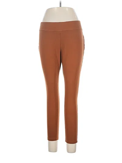 Pre-owned Lands' End Active Pants In Brown