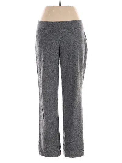Pre-owned Lands' End Active Pants In Gray