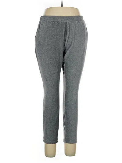 Pre-owned Lands' End Active Pants In Gray