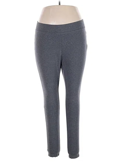Pre-owned Lands' End Active Pants In Gray