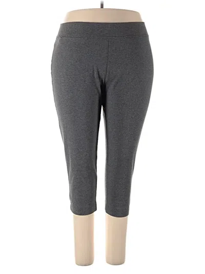 Pre-owned Lands' End Active Pants In Gray
