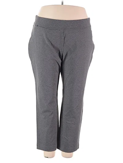 Pre-owned Lands' End Active Pants In Gray