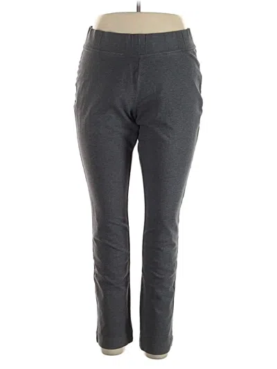 Pre-owned Lands' End Active Pants In Gray