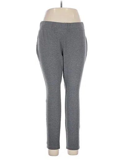 Pre-owned Lands' End Active Pants In Gray