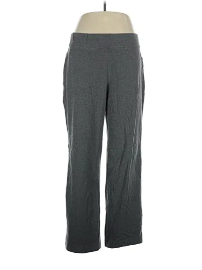 Pre-owned Lands' End Active Pants In Gray