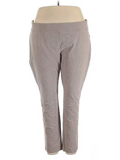 Pre-owned Lands' End Active Pants In Gray