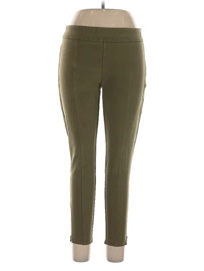 Pre-owned Lands' End Active Pants In Green