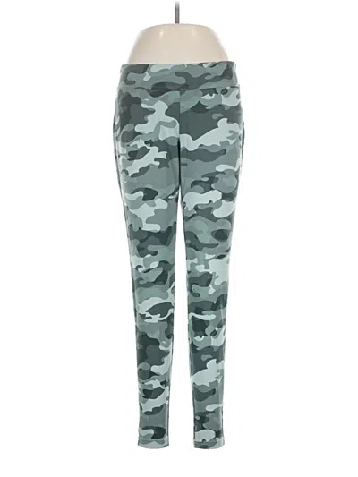 Pre-owned Lands' End Active Pants In Green