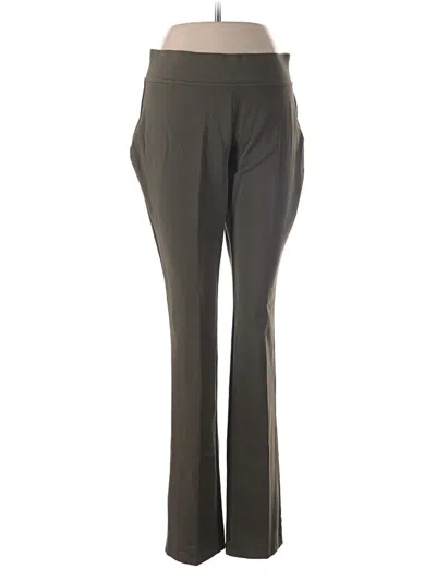 Pre-owned Lands' End Active Pants In Green