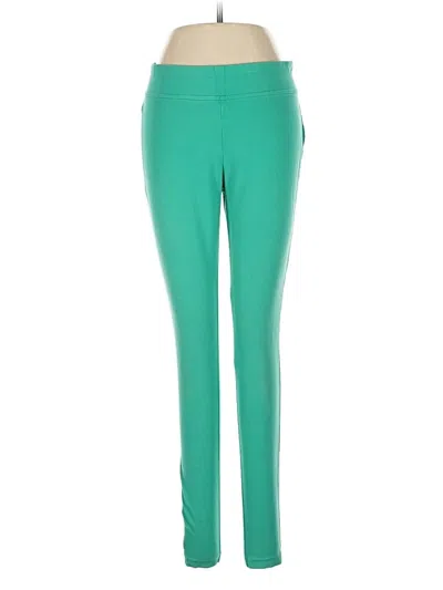 Pre-owned Lands' End Active Pants In Green