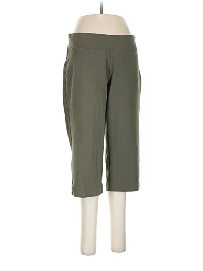 Pre-owned Lands' End Active Pants In Green