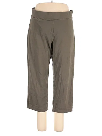 Pre-owned Lands' End Active Pants In Green