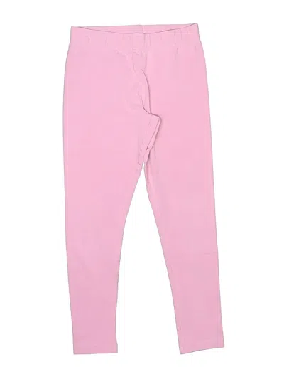 Pre-owned Lands' End Kids'  Active Pants In Pink