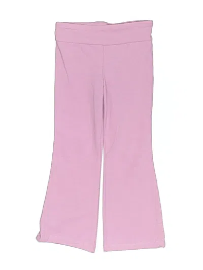 Pre-owned Lands' End Kids'  Active Pants In Pink